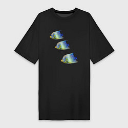 Женская футболка-платье Рыба