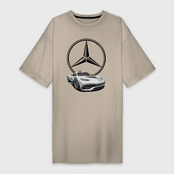 Женская футболка-платье Mercedes - команда победителей!