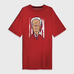 Футболка женская-платье Joe Biden, цвет: красный