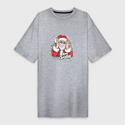 Женская футболка-платье Cool Santa