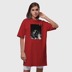 Футболка женская-платье Стеф Карри, цвет: красный — фото 2