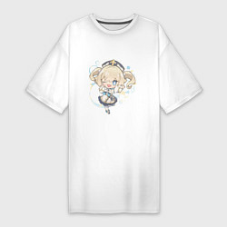 Женская футболка-платье Чиби Барбара