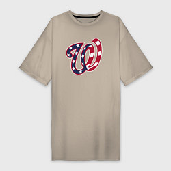 Женская футболка-платье Washington Nationals - baseball team
