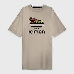 Женская футболка-платье Лапша Рамен Ramen