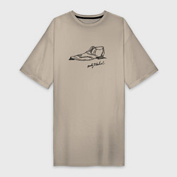Женская футболка-платье Andy Warhol - signature