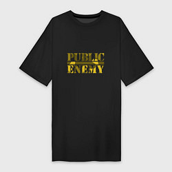 Женская футболка-платье Public Enemy Rap