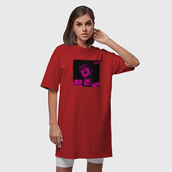Футболка женская-платье GONE Fludd DIGITAL FANTAZY, цвет: красный — фото 2