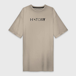 Женская футболка-платье History