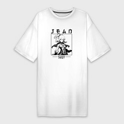 Женская футболка-платье Джинн Jean, Genshin Impact