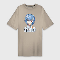 Женская футболка-платье Neon Genesis Evangelion Рей