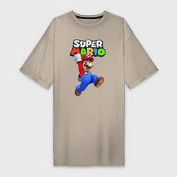 Женская футболка-платье Nintendo Mario