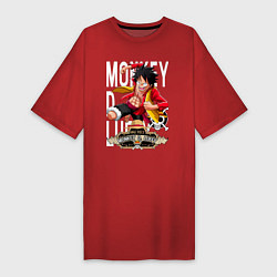 Женская футболка-платье One Piece Monkey Большой Куш Манки