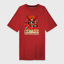 Женская футболка-платье Легенды Манчестера Manchester United Legends