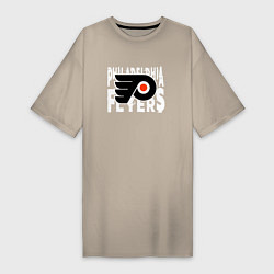 Женская футболка-платье Филадельфия Флайерз , Philadelphia Flyers