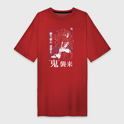 Женская футболка-платье Kokushibo Tsugikuni - демон