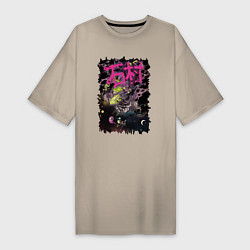 Женская футболка-платье Побег с Ишимуры