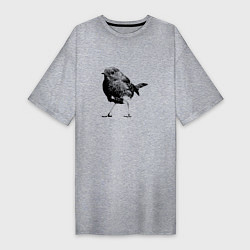 Женская футболка-платье Птаха воробей Sparrow