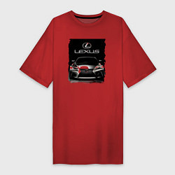 Женская футболка-платье Lexus - этим всё сказано!