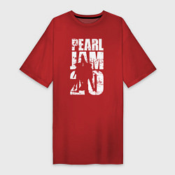 Женская футболка-платье Pearl Jam, группа