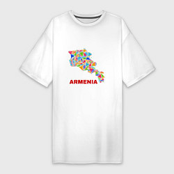 Женская футболка-платье Armenian Color