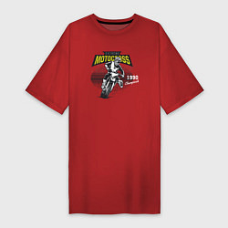 Женская футболка-платье Motocross Мотокросс
