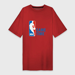 Футболка женская-платье NBA Game Time, цвет: красный