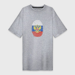 Женская футболка-платье Россия - ДНК