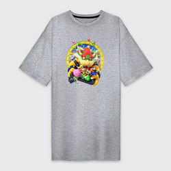 Женская футболка-платье Mario Party Team of heroes
