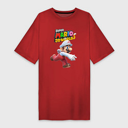Женская футболка-платье Super Mario 3D World Video game Nintendo