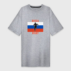 Женская футболка-платье Russian Rugby