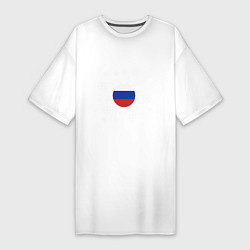 Женская футболка-платье Russian Snow