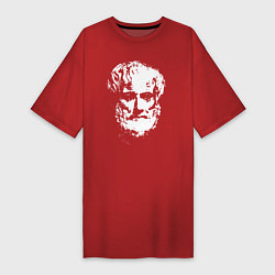 Женская футболка-платье Аристотель портрет