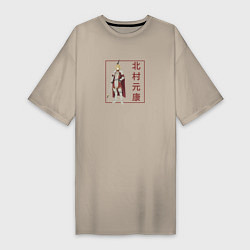 Женская футболка-платье Мотоясу Китамура