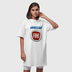 Футболка женская-платье FIAT 8, цвет: белый — фото 2