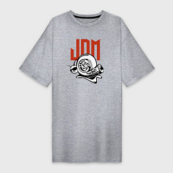 Женская футболка-платье JDM Japan Snail Turbo