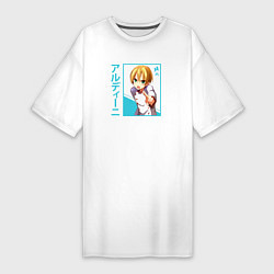 Женская футболка-платье Такуми арт