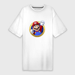 Женская футболка-платье Марио 3d