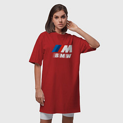 Футболка женская-платье BMW BMW FS, цвет: красный — фото 2