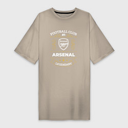 Женская футболка-платье Arsenal: Football Club Number 1