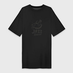 Женская футболка-платье Music Jazz