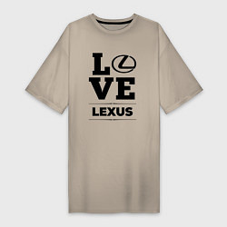Женская футболка-платье Lexus Love Classic