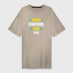 Женская футболка-платье Извини Control Зовет