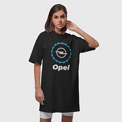 Футболка женская-платье Opel в стиле Top Gear, цвет: черный — фото 2