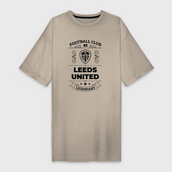Женская футболка-платье Leeds United: Football Club Number 1 Legendary