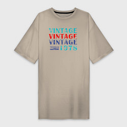 Женская футболка-платье Винтаж 1978