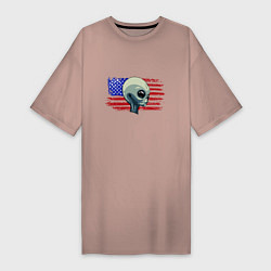 Женская футболка-платье USA Alien