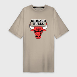 Женская футболка-платье Chicago Bulls