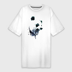 Женская футболка-платье Свирепый панда - ярость
