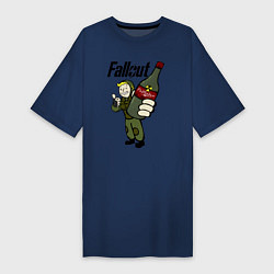 Женская футболка-платье Fallout nuka vodka