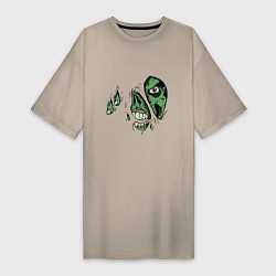 Женская футболка-платье Zombie Monster